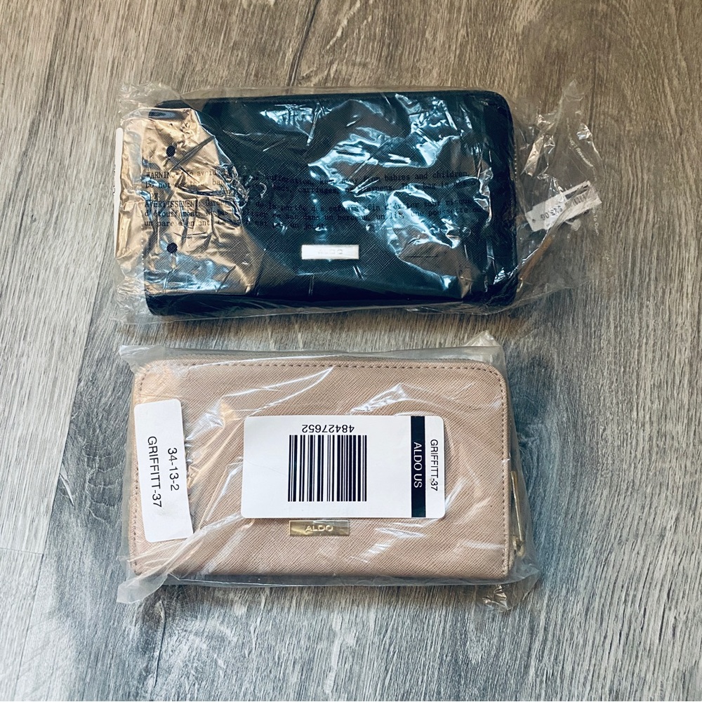 Two NWT large Aldo Wallets